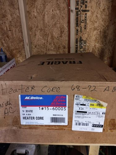 1968-72 GM A Body Heater Coil with AC part # 3014782, US $100.00, image 8