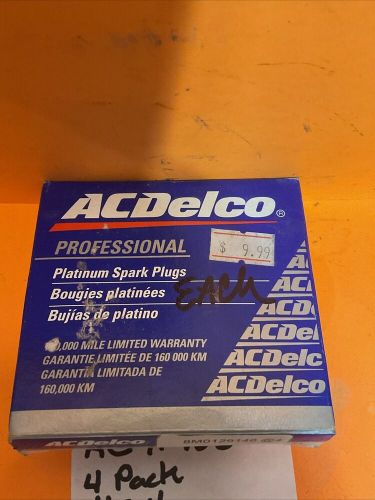Genuine ac delco platinum spark plug 41-983 nos 4 pack h3-4