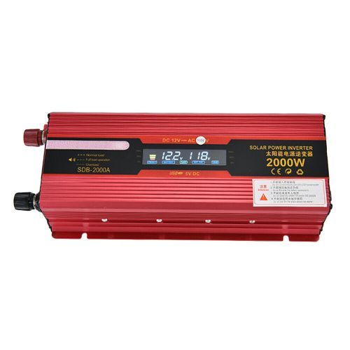 LED Car Car Converter Power Inverter Charger DC 12V to AC 110V Car 2000W-, US $, image 6