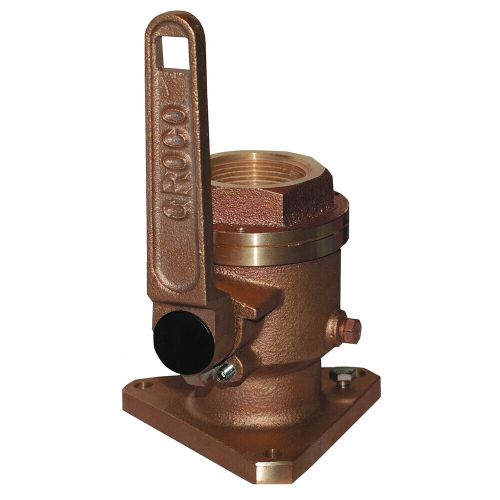 Groco 1&#034; bronze flanged full flow seacock
