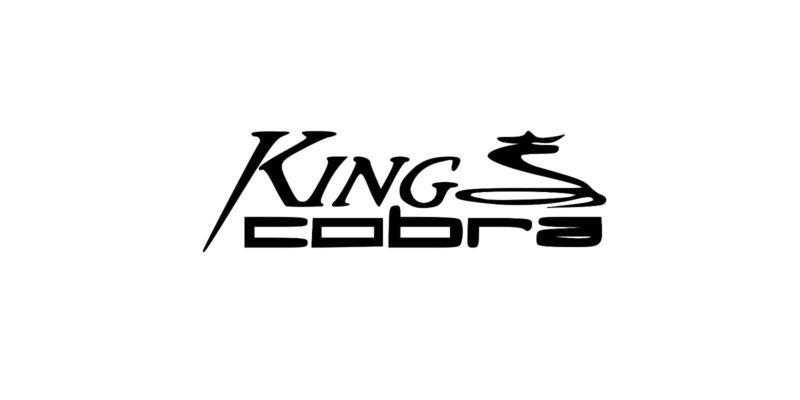 King cobra decal - mustang - 11.0"w x 3.4"h