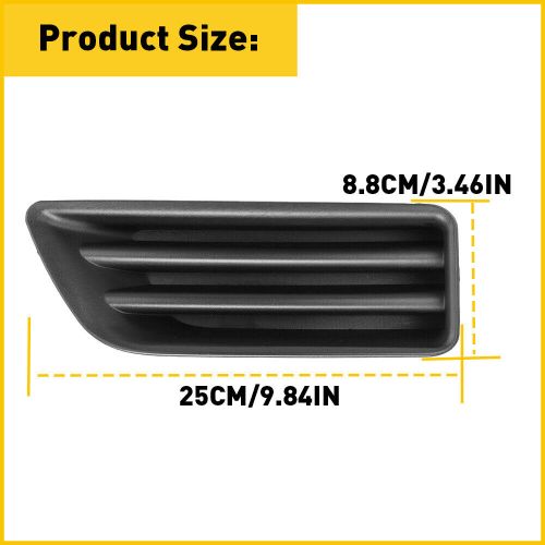FIT FOR HONDA ACCORD LX EX 2006 2007 FOG LAMP COVER BLACK RIGHT & LEFT SIDE, US $17.99, image 8