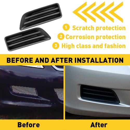 FIT FOR HONDA ACCORD LX EX 2006 2007 FOG LAMP COVER BLACK RIGHT & LEFT SIDE, US $17.99, image 11