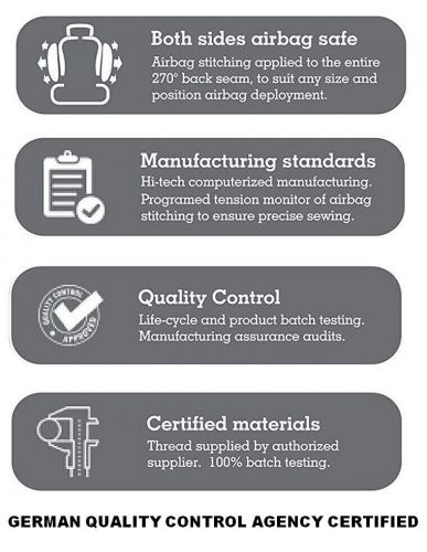 Car Seat Covers Protectors Blue Black Full Set Fabric For Citroen Xsara Picasso, US $72.03, image 5