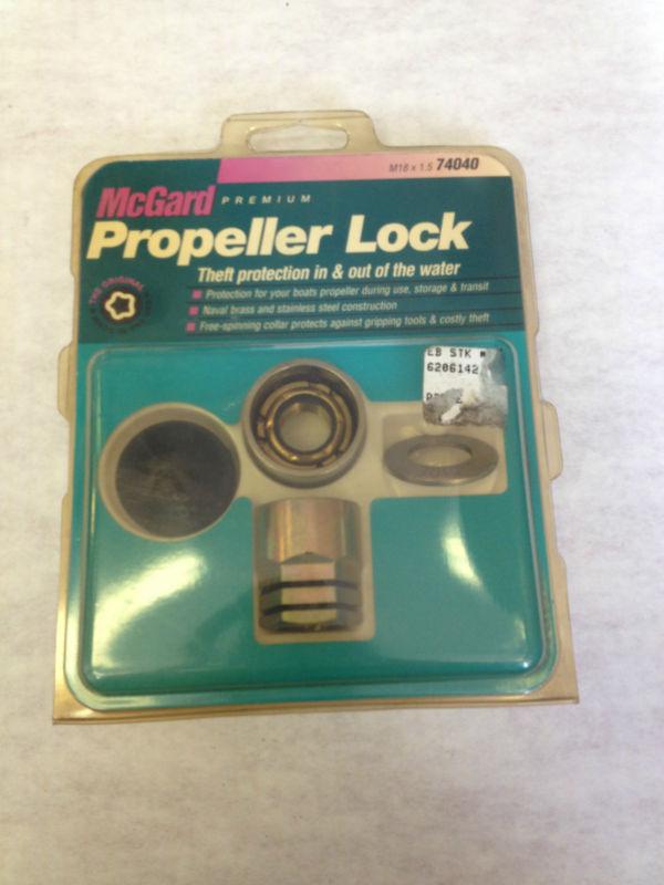 Mcgard 74040 marine propeller lock set m18 x 1.5 thread honda/yamaha/suzuki