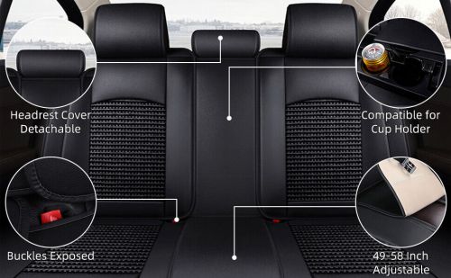 2/5-Seats Car Seat Covers PU Leather Front /Full Set Cushion For Hummer, US $79.99, image 4