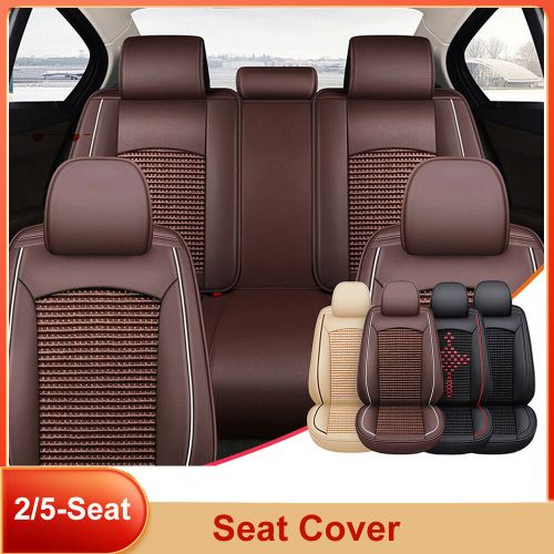 2/5-Seats Car Seat Covers PU Leather Front /Full Set Cushion For Hummer, US $79.99, image 32