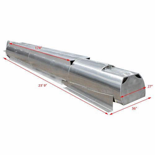 Transom Pontoon Boat Log Float Tube | w/ Strakes 23 FT x 27 Inch, US $3,612.51, image 5