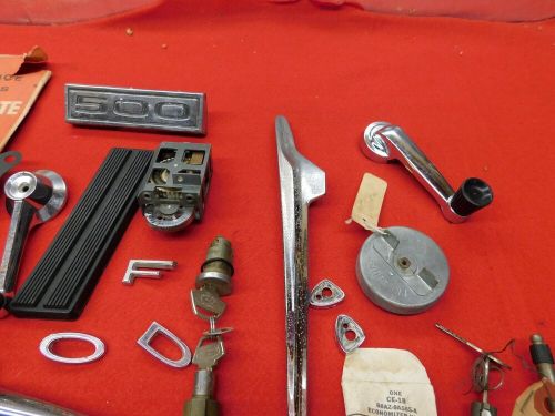 LOT of 38 NOS / USED vintage 1950s 1960s 1970s 1980s Ford Lincoln Mercury parts, US $9.99, image 3