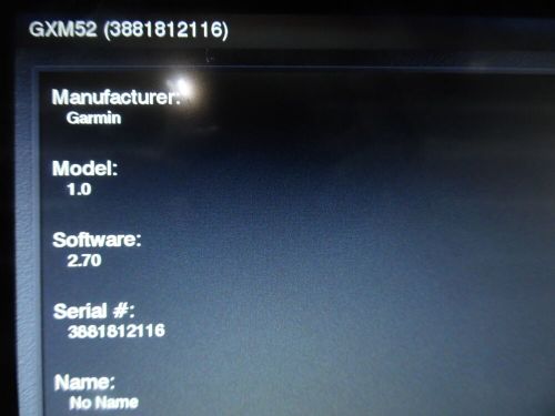 Garmin gxm 52 satellite weather antenna kit w /cable &amp; 3mounts (010-01146-00)