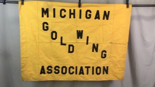 Honda Gold Wing Motorcycle Flag Michigan GoldWing Association 49”x36”, US $25.00, image 2