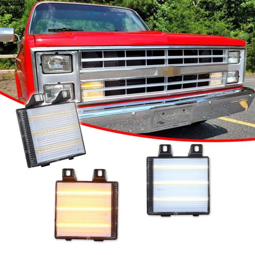 Switchback LED Signal Side Corner Marker Lights For 81 82 Chevy GMC Pickup Truck, US $69.99, image 7