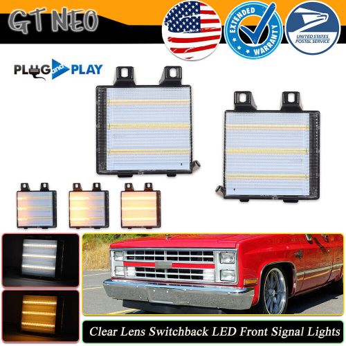 Switchback LED Signal Side Corner Marker Lights For 81 82 Chevy GMC Pickup Truck, US $69.99, image 11