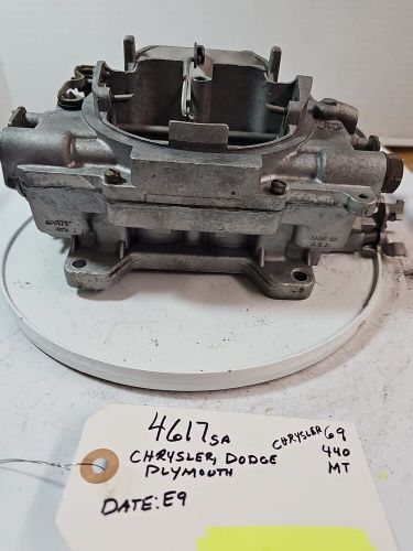4617sa E9 Chrysler Plymouth Dodge Manual 1969 Vintage Original Carburetor, US $400.00, image 9