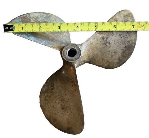 3 Blade Brass Bronze Boat Propeller 7.25" Seattle Prop Shop Washington, US $100.00, image 9