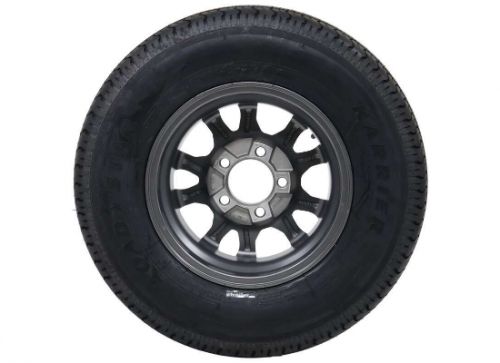 Karrier ST185/80R13 Radial Trailer Tire with 13" Aluminum Wheel - 5 on 4-1/2 - L, US $187.99, image 2