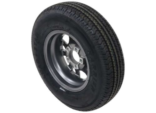 Karrier ST185/80R13 Radial Trailer Tire with 13" Aluminum Wheel - 5 on 4-1/2 - L, US $187.99, image 15