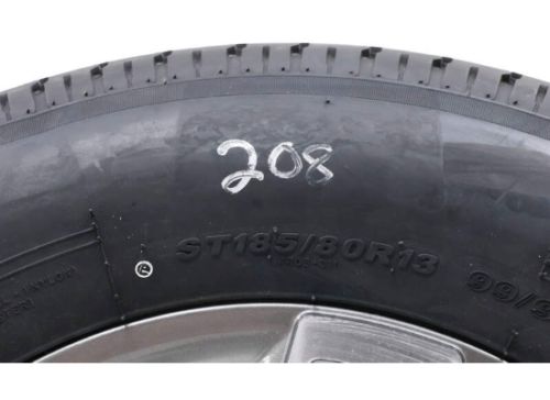 Karrier ST185/80R13 Radial Trailer Tire with 13" Aluminum Wheel - 5 on 4-1/2 - L, US $187.99, image 16