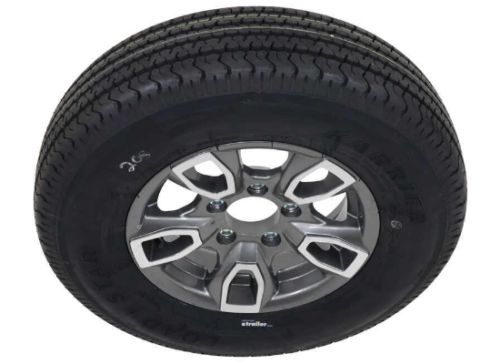 Karrier ST185/80R13 Radial Trailer Tire with 13" Aluminum Wheel - 5 on 4-1/2 - L, US $187.99, image 18