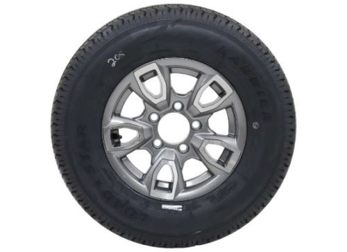 Karrier ST185/80R13 Radial Trailer Tire with 13" Aluminum Wheel - 5 on 4-1/2 - L, US $187.99, image 19