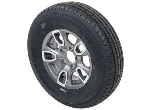 Karrier ST185/80R13 Radial Trailer Tire with 13" Aluminum Wheel - 5 on 4-1/2 - L, US $187.99, image 20