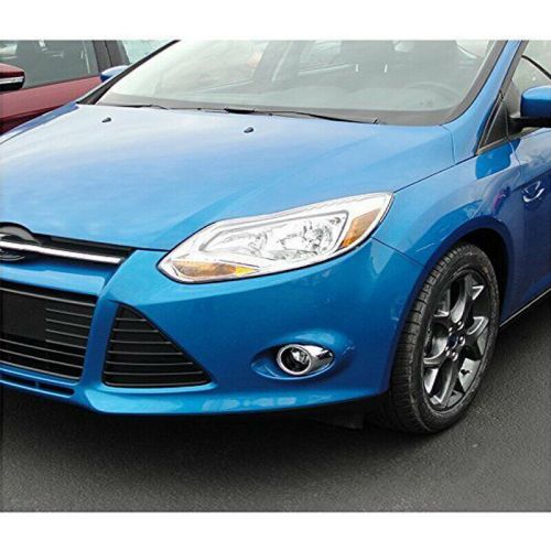 1x Left Chrome Front Fog Light Lamp Cover Bezel Trim For Ford Focus 2012~2014 、, US $13.28, image 2