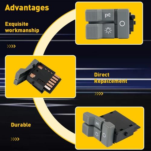 Headlight Parking Light Rocker Switch Fits 90-94 Chevrolet GMC K1500 K2500 K3500, US $13.99, image 17