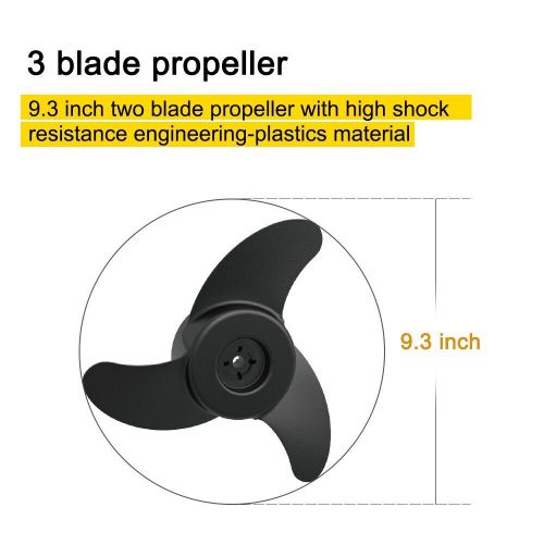 Haswing 12V 55LBS 48" Bow Mount Trolling Motor & Remote & Foot & Quick Release, US $669.00, image 5