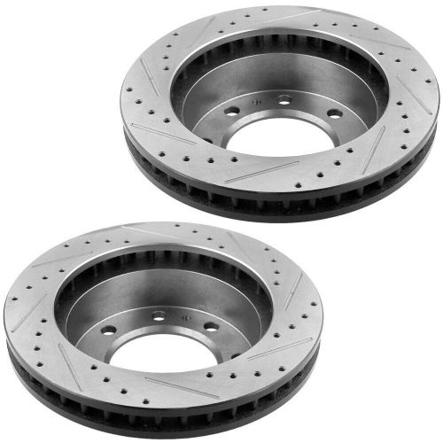 4PCS Front Rear Drilled Disc Brake Rotors for Chevrolet Silverado 2500 HD CA S19, US $261.74, image 7
