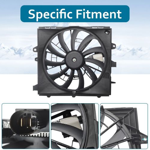 Radiator Cooling Fan Assembly for Cadillac 2013-2015 ATS 2014-2015 CTS, US $89.99, image 7