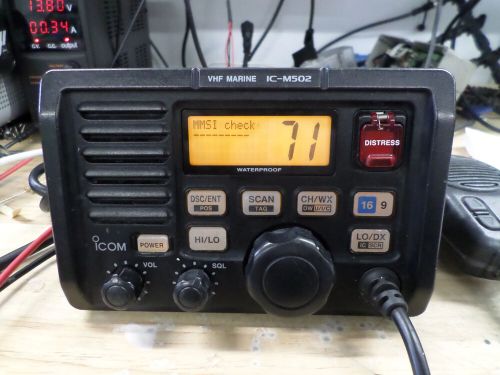 Icom IC-M502 DSC Marine VHF Radio with Attached Mic - *Tested*, US $299.99, image 5