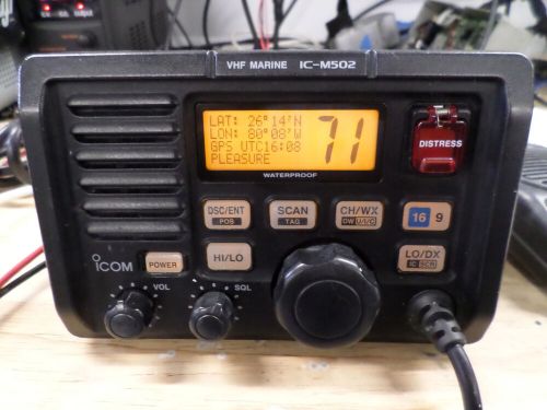 Icom IC-M502 DSC Marine VHF Radio with Attached Mic - *Tested*, US $299.99, image 6
