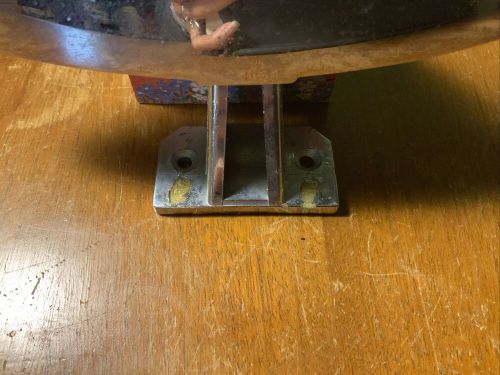Vintage taylor made rear view mirror polished chrome cast aluminum boat part