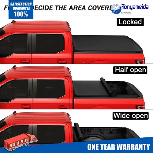 4.6FT Roll Up Tonneau Cover For 2022-2024 Ford Maverick Truck Bed Waterproof, US $121.99, image 3