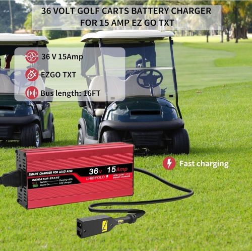 36 Volt Golf Carts Battery Charger for 15 AMP EZGO TXT with 2-pin D Style Plug, US $69.99, image 3