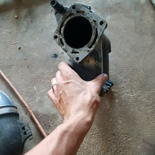 1993 Yamaha WaveRunner WaveBlaster Exhaust Muffler Manifold Assembly jm, US $99.99, image 2