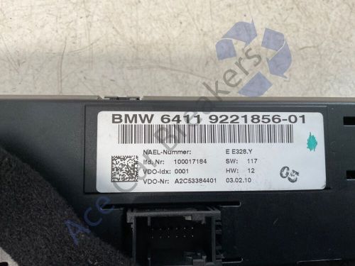 BMW 1 Series Hatchback E81(5 Door) Mk1 04-11 Climate Control Panel 64119221856, US $, image 4