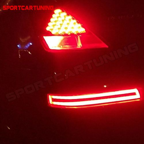 4-in-1 Smoked LED Rear Fog Brake Lights Turn Signal Lamp For 2003-09 Nissan 350Z, US $149.82, image 3