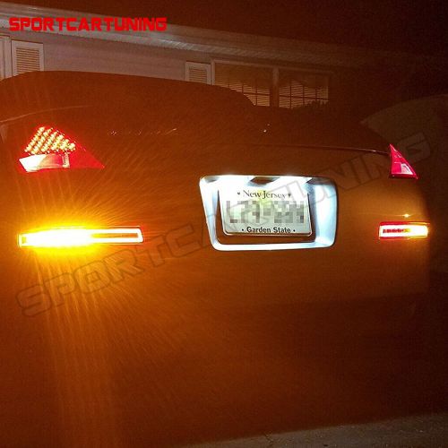 4-in-1 Smoked LED Rear Fog Brake Lights Turn Signal Lamp For 2003-09 Nissan 350Z, US $149.82, image 6