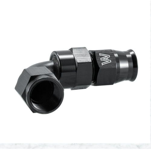 6AN 3/8" Tube To Female 90° Adapter w/Brass Ferrule Compression Black, US $9.99, image 3