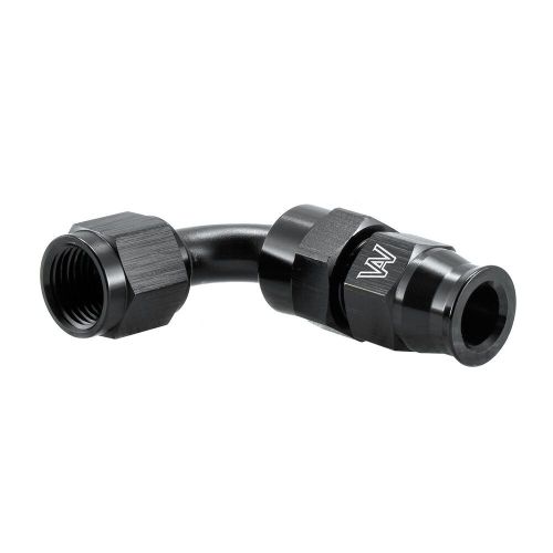 6AN 3/8" Tube To Female 90° Adapter w/Brass Ferrule Compression Black, US $9.99, image 4