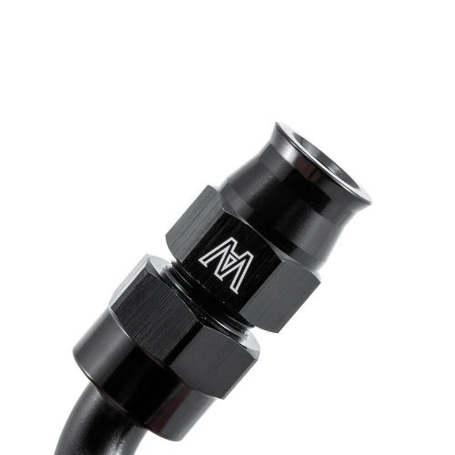 6AN 3/8" Tube To Female 90° Adapter w/Brass Ferrule Compression Black, US $9.99, image 6