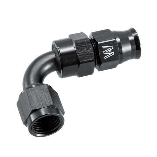 6AN 3/8" Tube To Female 90° Adapter w/Brass Ferrule Compression Black, US $9.99, image 7