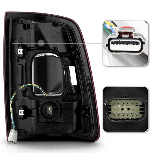 For 2019-2024 Ram 2500 3500 Black Bezel w/Blind Spot Type LED Tail Light Driver, US $298.99, image 9