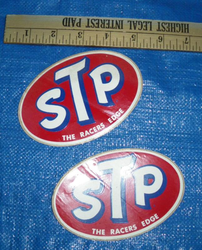 One new vintage   stp sticker- very collectible