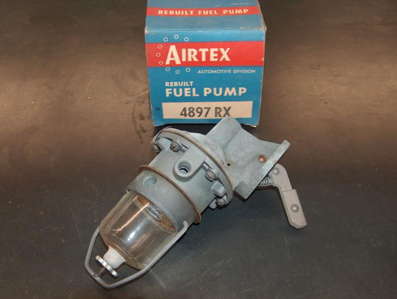 Reman 1960-1961 mercury ford mechanical fuel pump airtex 4897 comet falcon (b)