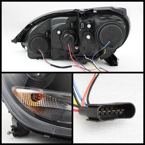 03-06 W220 S-CLASS BLACK PROJECTOR HEADLIGHTS FRONT LAMPS UPGRADE REPLACEMENT, US $244.21, image 2