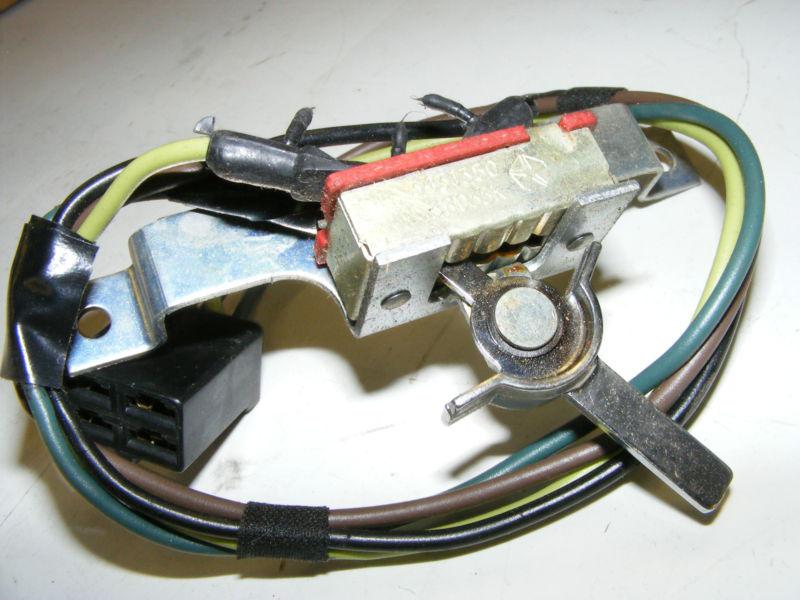 1969 70 71 72 73 DODGE PLYMOUTH B-BODIES A/C BLOWER MOTOR SWITCH NOS 3431350, US $39.99, image 2