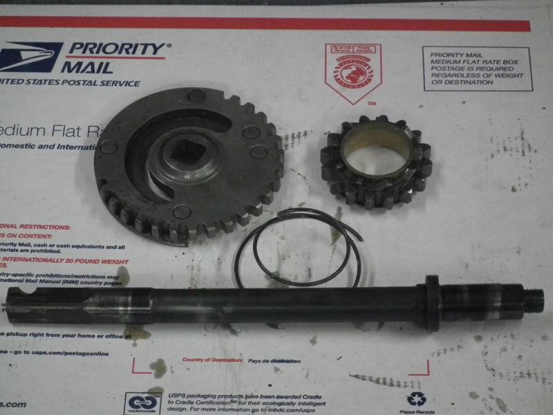 1971 to 1977 harley sportster kicker shaft and gear