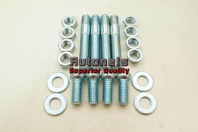 Universal fit 2" carburetor adapter installation kit hardware hot rat rod